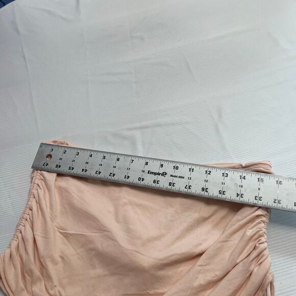 Juicy Couture VTG Y2k Pink Ruched Swim Skirt Bottom Size XL - Picture 6 of 9